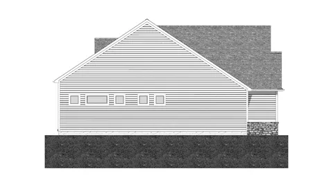 The Messina house plan, exterior view 4